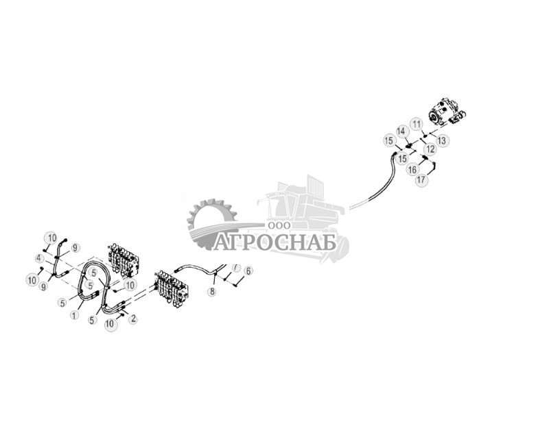 Гидравлические шланги измерения нагрузки для машин с системой плавного запуска, стандартные органы управления - ST879325 254.jpg